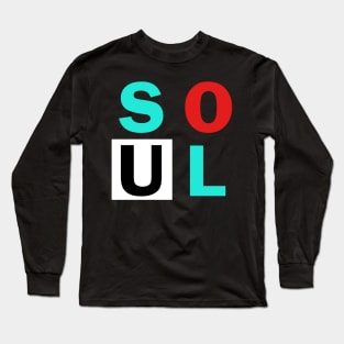 Matching Couple Soulmate Retro Valentines Day Shirt Long Sleeve T-Shirt